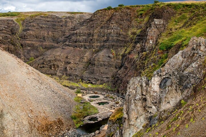 Húsafell Canyon Baths Tour: Highland Hike & Geothermal Soak near Langifoss photo 5