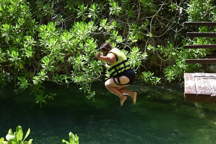 Explore Puerto Morelos: Swim Three Cenotes and Zip Line Adventure photo 6