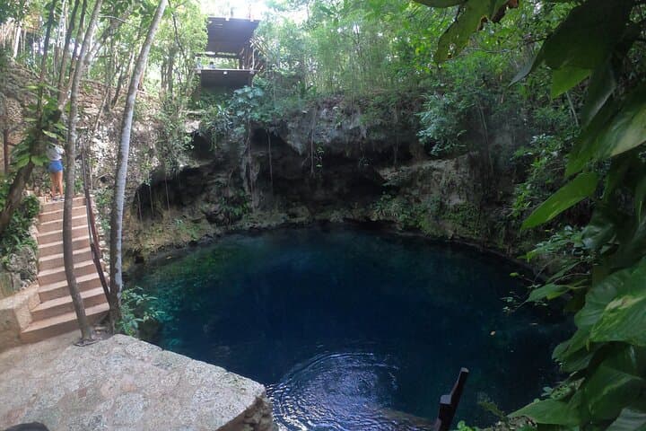 Explore 3 Jungle Cenotes and Zipline Near Puerto Morelos — Day Adventure photo 2