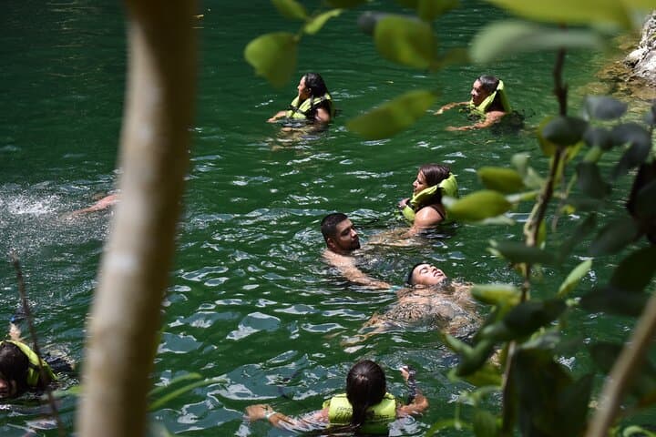 Explore 3 Jungle Cenotes and Zipline Near Puerto Morelos — Day Adventure photo 3