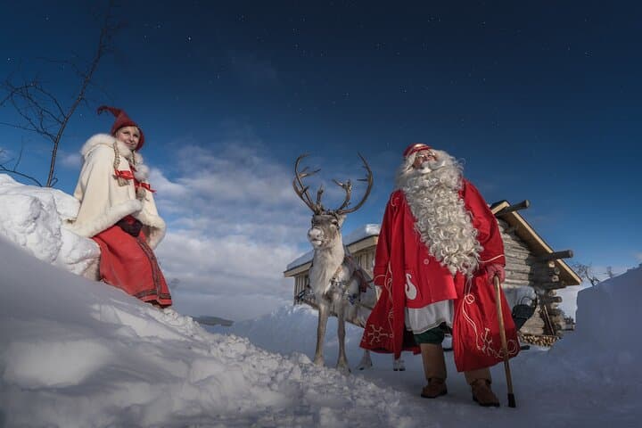 Day Trip to Santa Claus Village from Levi: Arctic Circle Photos, Snowman World & Reindeer Encounters photo 3