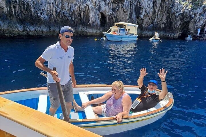 Full-Day Capri & Blue Grotto from Rome: Boats, Blue Cave & Faraglioni