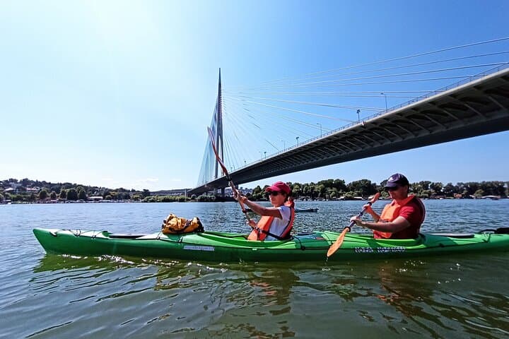 Kayaking Under Belgrade Bridges: Zemun to Kalemegdan River Paddle photo 3