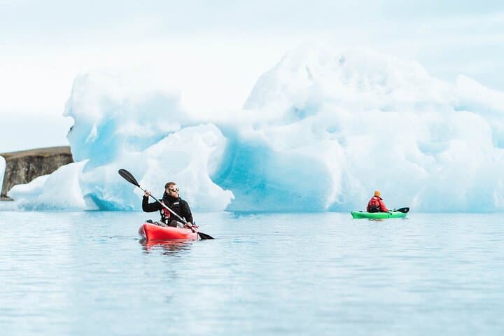 Kayak Jökulsárlón Glacier Lagoon: Paddle Among Icebergs in Southeast Iceland photo 3