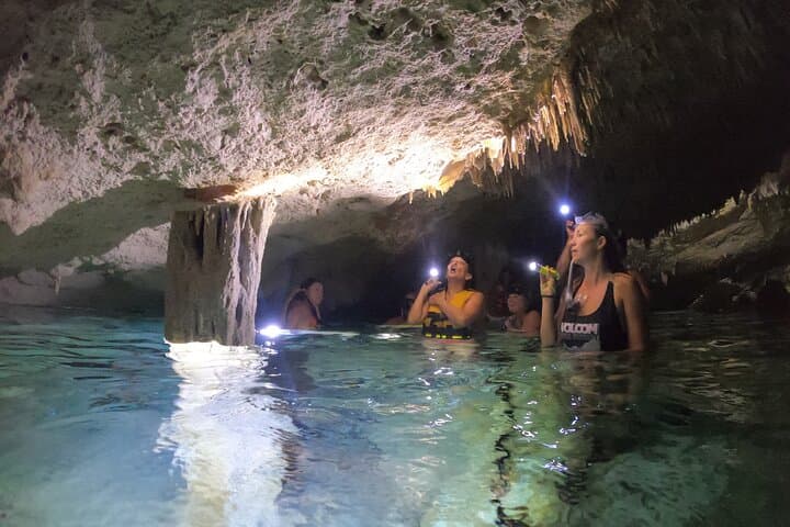 Snorkel Yal-Kú Lagoon and Underground Cenote: Private Akumal Snorkeling Tour photo 2