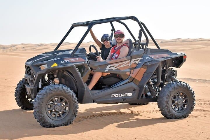 Dubai Desert Dune Buggy Adventure: Polaris 1-Hour Ride & Camel Experience photo 2