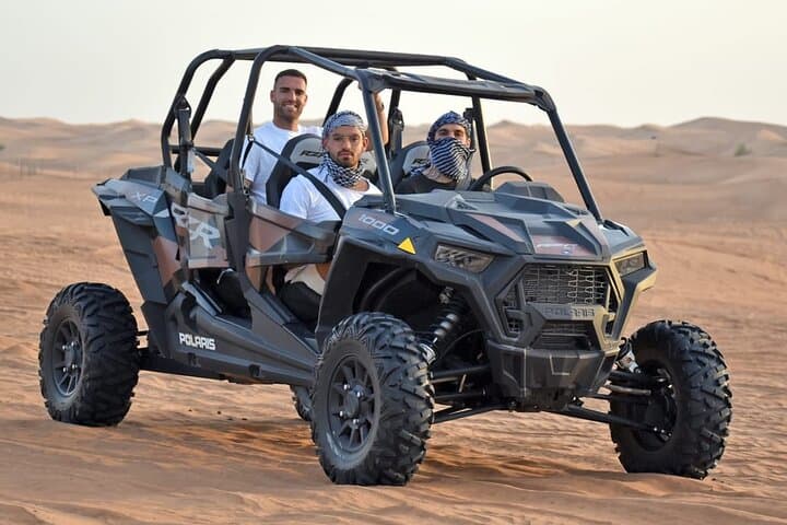 Dubai Desert Dune Buggy Adventure: Polaris 1-Hour Ride & Camel Experience photo 4