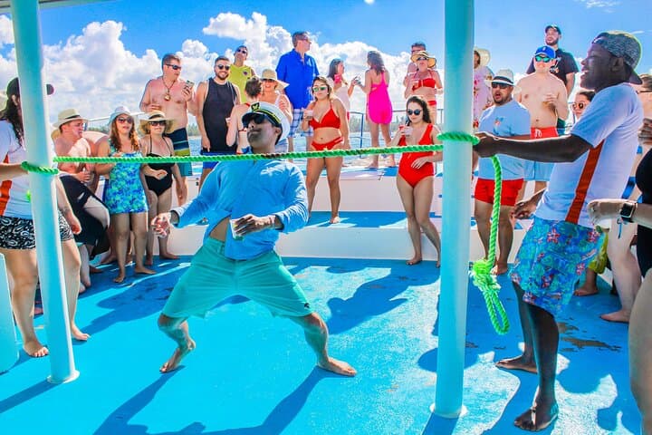Punta Cana Private Party Boat with Slide — Open Bar, Snorkel & Natural Pool photo 4