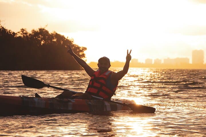 Sunset Kayak Tour in Laguna Nichupté: Mangroves, Birds, and Coastal Light photo 6