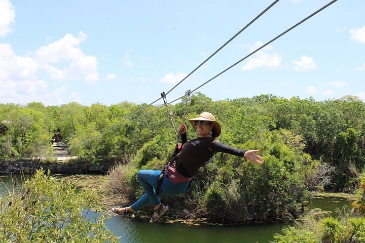 Tankah 3-Cenotes Bike Adventure from Tulum: Ride, Swim & Cliff-Jump photo 4