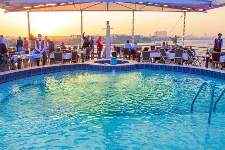 Cairo Nile Dinner Cruise: Evening Buffet, Belly Dance & River Views
