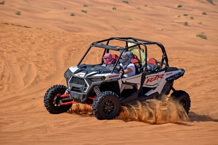 Dubai Desert Dune Buggy Adventure: Polaris 1-Hour Ride & Camel Experience photo 6