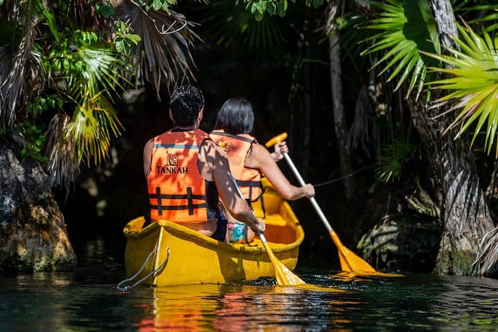 Tankah 3-Cenotes Bike Adventure from Tulum: Ride, Swim & Cliff-Jump photo 3