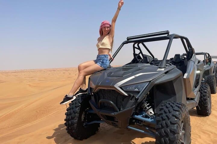Drive a Polaris 1000 in Dubai's Red Dunes: 1-Hour Self-Drive Buggy Safari