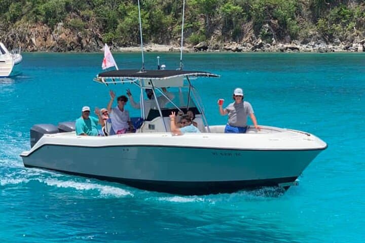 Private 6-Hour Island Hopping Charter in the US Virgin Islands — 500hp HydroSport
