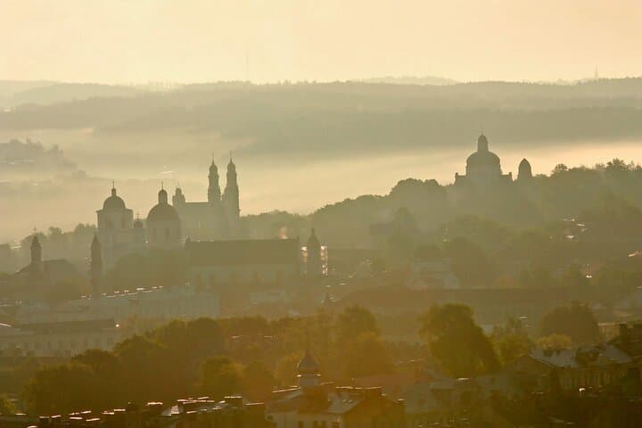 Hot Air Balloon Flight Over Vilnius Old Town — Sunrise Ride with Transfer & Champagne photo 3