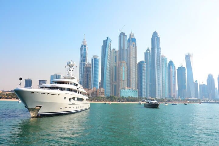 Dubai Marina Luxury Yacht Tour — Skyline Cruise with Breakfast or BBQ photo 3