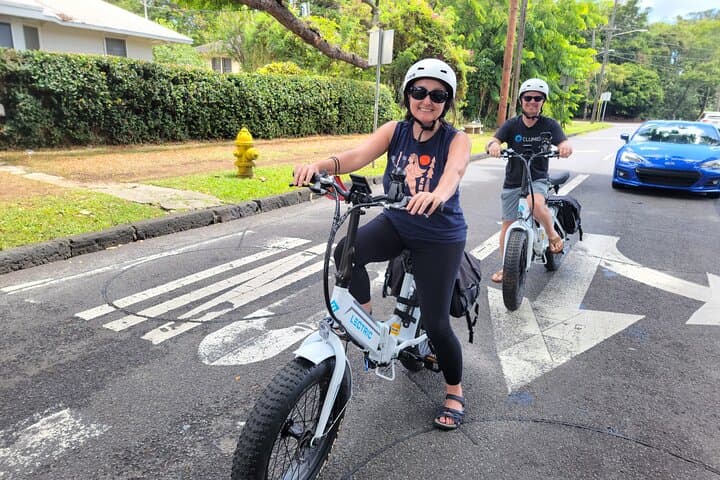 Waikiki to Manoa Falls e-Bike Ride and Hike — Oahu Day Tour photo 6