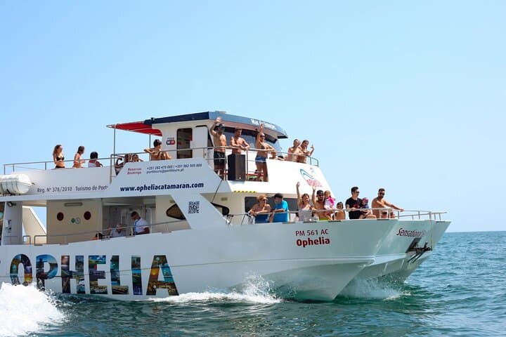 Benagil Grotto Catamaran Cruise & Beach BBQ from Portimão photo 2