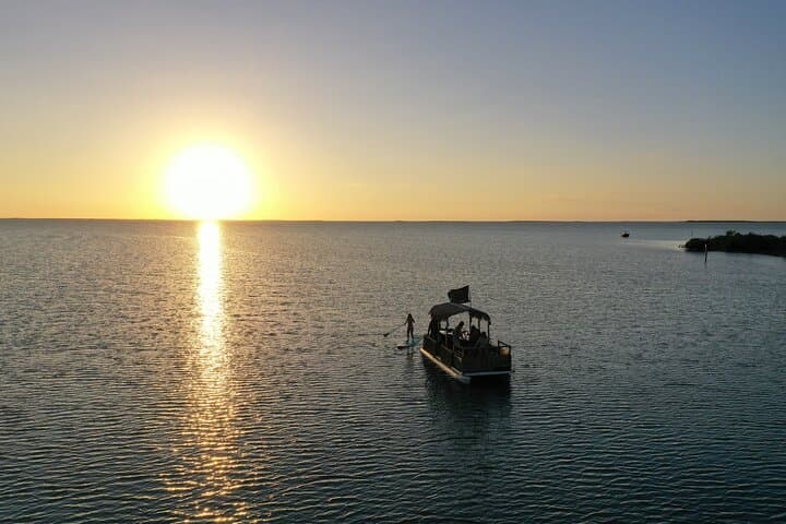 Private Islamorada Sunset Cruise: Tiki Pontoon Sunset & Dolphin Watching photo 4