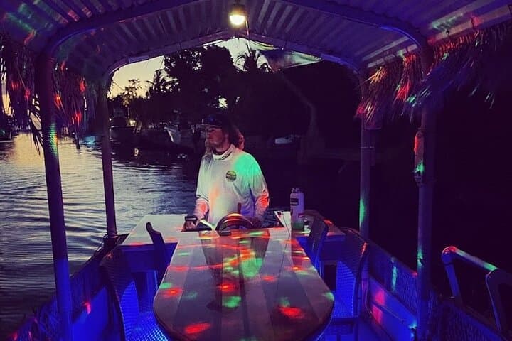 Private Islamorada Sunset Cruise: Tiki Pontoon Sunset & Dolphin Watching photo 6