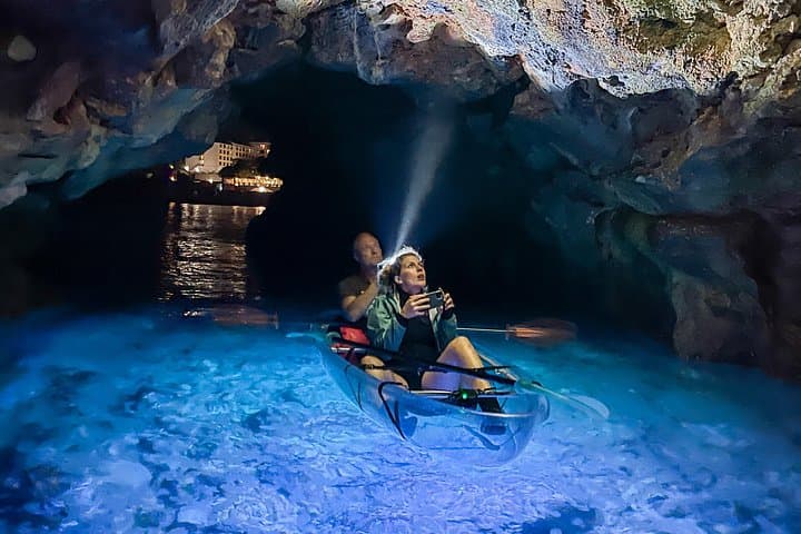 Transparent Kayak Night Glow Tour in Pula — Adriatic Marine Life by Moonlight photo 3