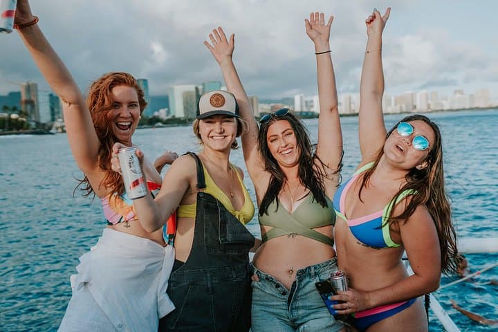 Paradise Waikiki Sunset Cruise: Live DJ, Swimming & Ocean Wildlife photo 1
