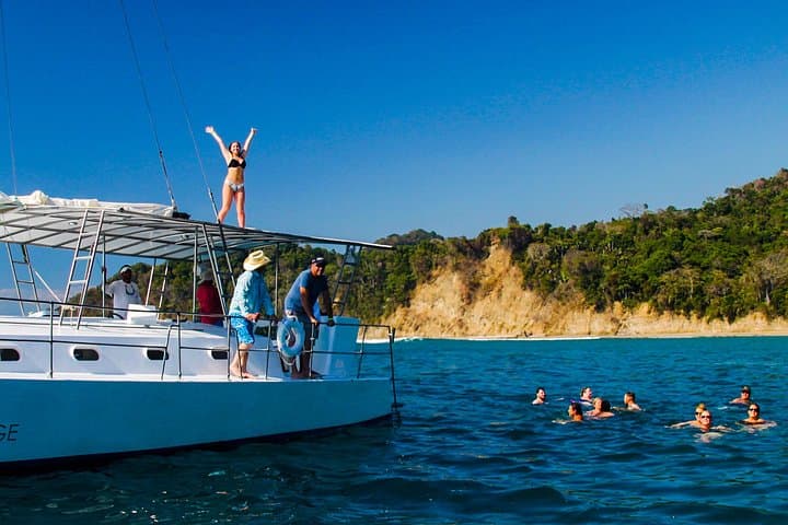 Private Full-Day Catamaran to Playa Fantasia from Jaco — Sealounge Charter photo 1