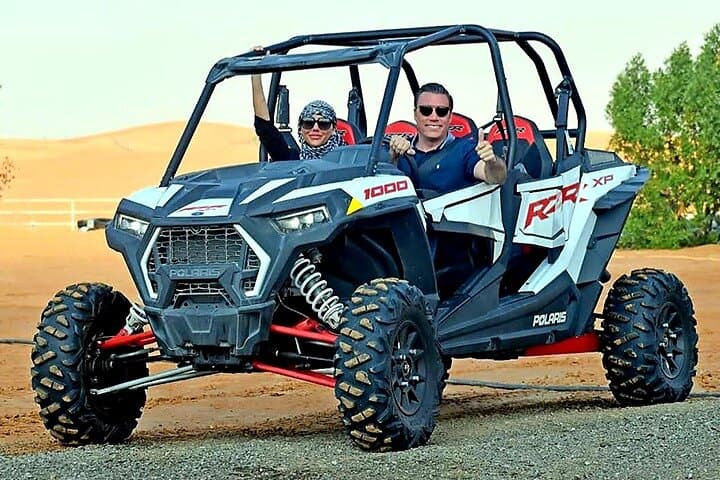 Dubai Desert Safari & Dune Buggy Ride in the Red Dunes — Sunset Camp Experience