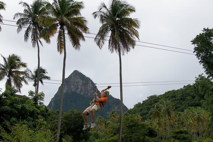 Sail and Soar: Soufriere Catamaran, Zipline & Snorkel Day Trip from Castries photo 3