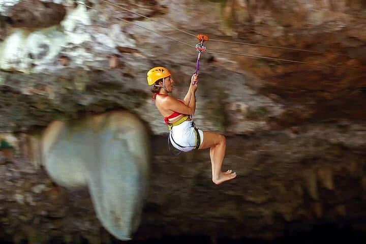 Tulum E-Bike, Zip Line & Cenote Snorkel Adventure with Mayan Lunch photo 4