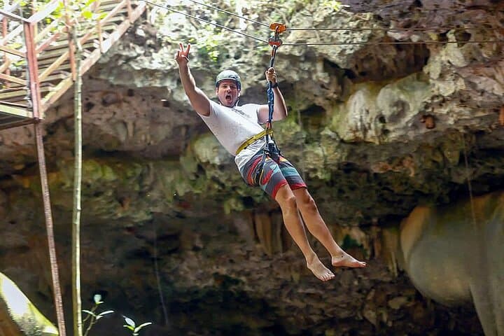 Tulum E-Bike, Zip Line & Cenote Snorkel Adventure with Mayan Lunch photo 5