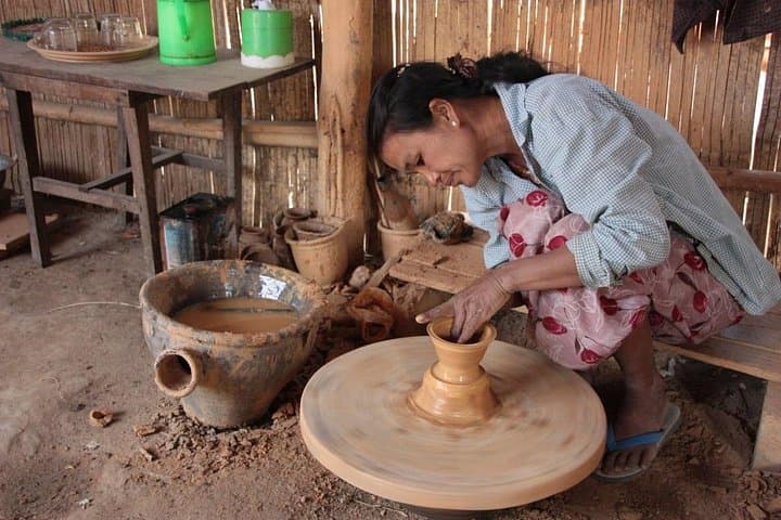 Twante by Boat: Pottery Villages, Trishaws & Yangon River Cruise photo 5