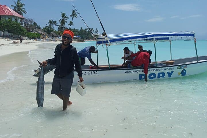 Zanzibar Deep Sea Fishing & Mnemba Atoll Snorkel Adventure