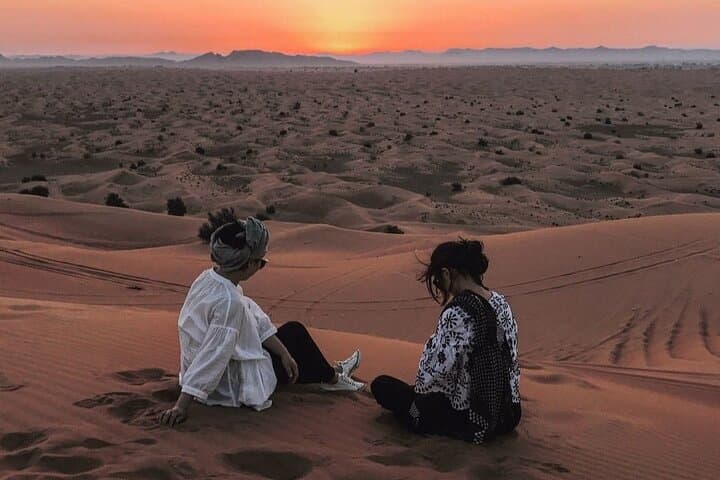 Sunrise Desert Safari Dubai: Private Dune Bashing, Camel Ride & Breakfast