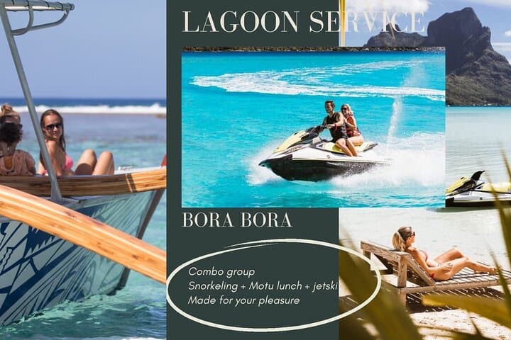Bora Bora Full-Day Lagoon Adventure: Snorkel, Motu Lunch & Jet Ski