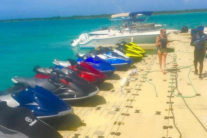 Jet-Ski Lunch Seafari to Pristine Cays, Shipwreck & Tiki Bar on Providenciales photo 2