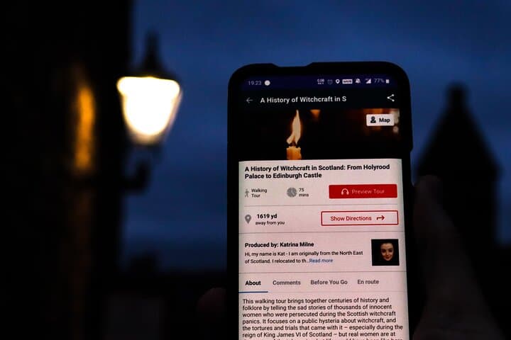 Edinburgh Witchcraft Walking Tour: Self-Guided Audio Along the Royal Mile