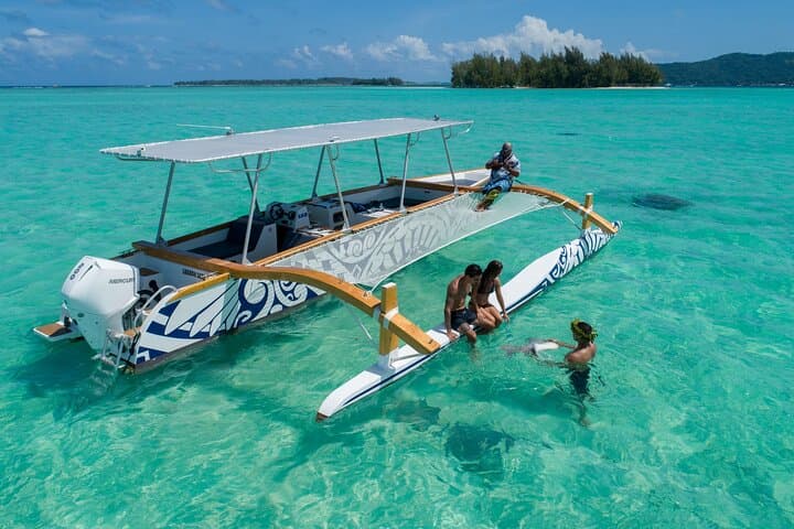 Bora Bora Private Half-Day Lagoon Tour: Snorkel with Rays & Blacktip Sharks