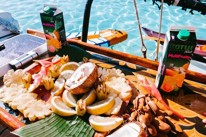 Vaapiti Private Sunset Pirogue — Snorkel, Sail & Polynesian Legends in Moorea photo 5
