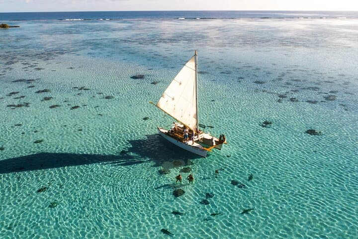 Vaapiti Private Sunset Pirogue — Snorkel, Sail & Polynesian Legends in Moorea photo 4