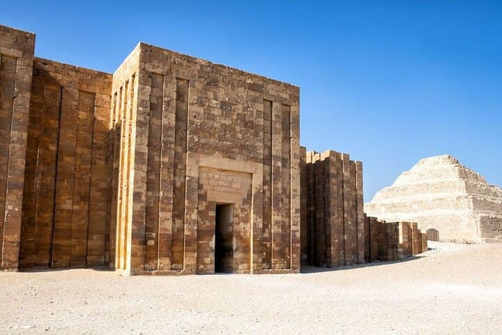 Pyramids, Memphis & Saqqara Day Tour from Alexandria Port — Step Pyramid, Sphinx & Papyrus photo 3