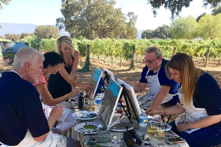 Paint in the Vineyard: Private Estate Wine Tasting in Santa Ynez Valley photo 2
