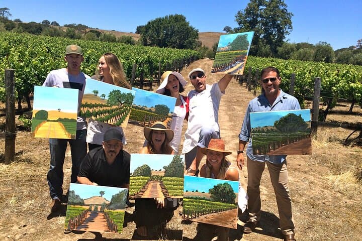Paint in the Vineyard: Private Estate Wine Tasting in Santa Ynez Valley photo 5