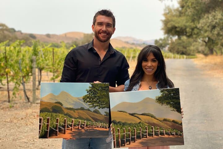 Paint in the Vineyard: Private Estate Wine Tasting in Santa Ynez Valley