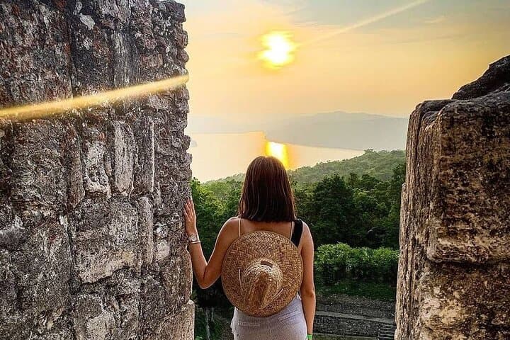 Sunset From Temple 216: Private Yaxhá Mayan Pyramid Tour From Flores photo 3