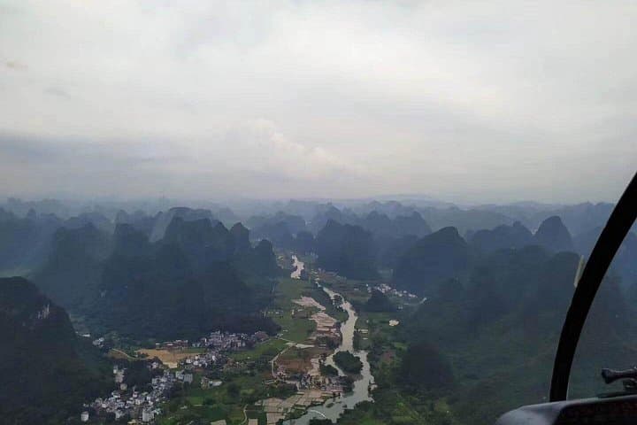 Yangshuo Helicopter Tour: Aerial Flights Over the Li River and Karst Peaks photo 2