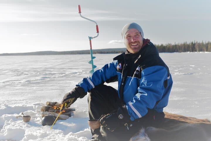 Ice Fishing Like a Finn — Apukka Adventures Rovaniemi Arctic Lake Experience photo 2