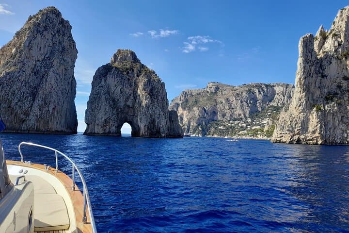 Salerno to Capri Small-Group Boat Tour — Swim at the Faraglioni & Punta Campanella