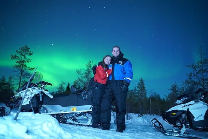 Snowmobile Aurora Photography Tour from Rovaniemi — Night Ride to the Northern Lights photo 2